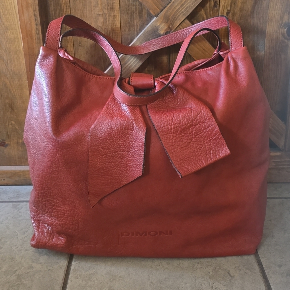 Bow Leather Bag - Picture 4 of 10